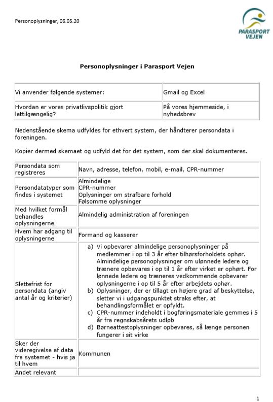 Personoplysninger_parasportvejen